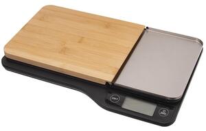 Kuchyňská digitální váha Bambus / krájecí prkénko