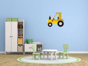 Nálepka na zeď pro děti Pěkný traktor Velikost: 20 x 20 cm