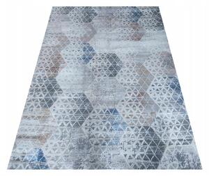 Plyšový koberec MONACO 12 béžovo šedý 120x160 cm