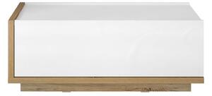 Konferenční stolek Laree Typ 99 (dub flagstaff + lesk bílý). Vlastní profesionální přeprava až k Vám domů 1034918
