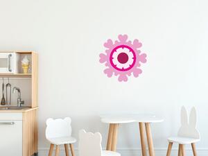 Nálepka na zeď pro děti Světle fialový květ Velikost: 20 x 20 cm