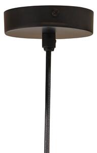 Stropní lampa satir 46 x 20 cm černá mosazná