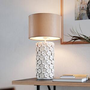 By Rydéns Fiore stolní lampa, béžová, keramika, výška 54 cm
