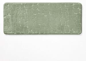 Zelená koupelnová předložka 50x120 cm Ricochet – douceur d'intérieur