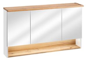 Zrcadlová koupelnová skříňka BAHAMA WHITE 120 cm