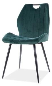Jídelní židle ORCU zelená/černá