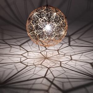 Tom Dixon Etch Web závěsné světlo z mosazi