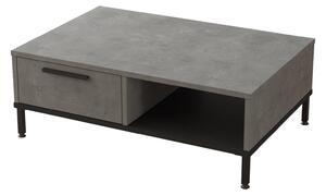 Konferenční stolek Listerie (stříbrná + černá). 1089566
