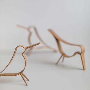 Cooee Design, Dřevěný dekorativní ptáček Woody Bird, střední | přírodní ED-02-01-OK