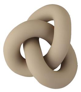 Cooee Design, Keramická dekorace uzel Knot, malý | béžová TH-03-01-SA