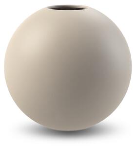 Cooee Design, Kulatá váza Ball Sand | béžová Velikost: 10 cm