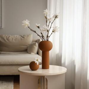 Cooee Design, Keramická váza Pillar Coconut, 24 cm | hnědá HI-028-27-NT