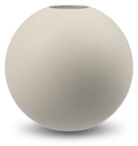 Cooee Design, Kulatá váza Ball Shell | krémová Velikost: 20 cm
