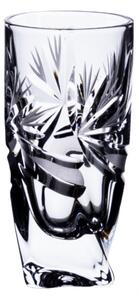 Onte Crystal Bohemia Crystal ručně broušené sklenice na destiláty Quadro Mašle 50 ml 2KS