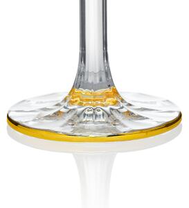 Bohemia Jihlava zlatem dekorované sklenice na červené víno Nicolette 320 ml 6KS