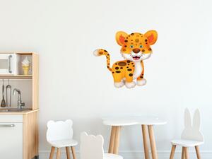 Nálepka na zeď pro děti Maličký gepard Velikost: 20 x 20 cm