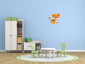 Nálepka na zeď pro děti Maličký gepard Velikost: 10 x 10 cm