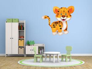 Nálepka na zeď pro děti Maličký gepard Velikost: 10 x 10 cm