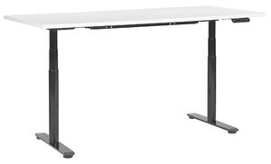 Elektricky výškově nastavitelný pracovní stůl DESTINAS Bílá/Černá 180 cm 80 cm