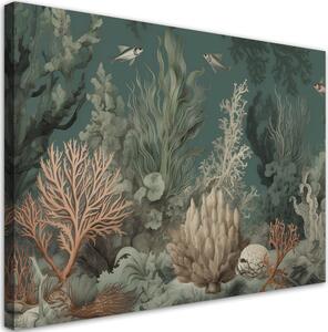 Obraz na plátně Korály a ryby Rozměry: 60 x 40 cm