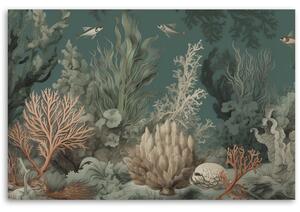 Obraz na plátně Korály a ryby Rozměry: 60 x 40 cm