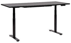 Elektricky výškově nastavitelný pracovní stůl DESTINAS Černá 180 cm 80 cm
