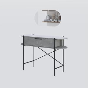 Konzolový stolek Oakley (šedá + bílá). 1089629