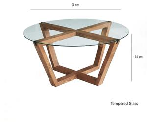 Konferenční stolek Luke (dřevo přírodní). 1089631