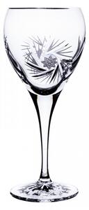 ONTE CRYSTAL Broušené sklenice na bílé víno 270ml, Větrník