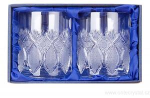 Onte Crystal Bohemia Crystal ručně broušené sklenice na whisky Exclusive 330 ml 2KS