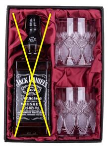 Onte Crystal Bohemia Crystal dárková sada na whisky se sklenicemi 280 ml Exclusive
