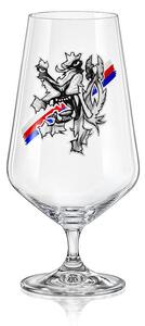 Crystalex - Bohemia Crystal Sklenice na pivo Czech In 540ml - lev, 1 ks