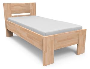 Jednolůžková postel 90 cm Nicky plné čelo (masiv)