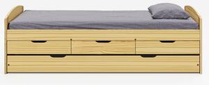 Jednolůžková postel 90x200 cm Marcy (hnědá). 1040258
