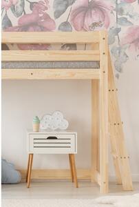 Vyvýšená dětská postel z borovicového dřeva 90x200 cm CLPBA - Adeko