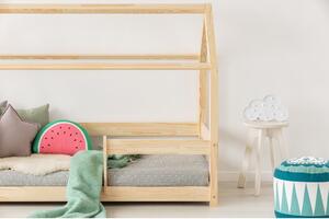 Domečková dětská postel z borovicového dřeva 140x200 cm Mila MB - Adeko