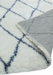 Tribeca Design Kusový koberec Bardie Cream Blue běhoun Rozměry: 80x150 cm