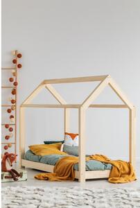Domečková dětská postel z borovicového dřeva 70x160 cm Mila M - Adeko