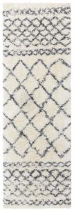 Tribeca Design Kusový koberec Bardie Cream Grey běhoun Rozměry: 80x150 cm