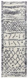 Tribeca Design Kusový koberec Bardie Grey Cream běhoun Rozměry: 80x150 cm