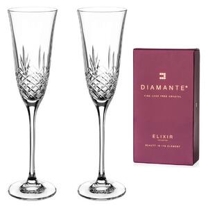 Diamante sklenice na šampaňské Blenheim 160 ml 2KS