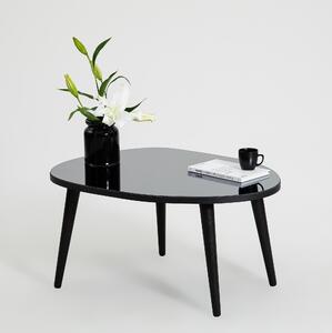 Konferenční stolek Gustavo (černá + šedá). 1089672