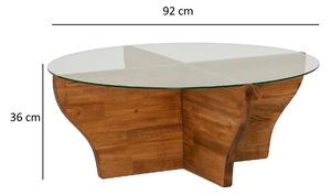 Konferenční stolek Amfora (kaštanová). 1089675