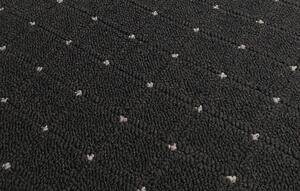 Condor Carpets Kusový koberec Udinese antracit čtverec - 150x150 cm