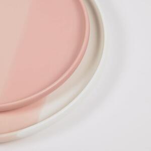 MUZZA Porcelánový dezertní talíř Aya Ø 20,2 cm růžový