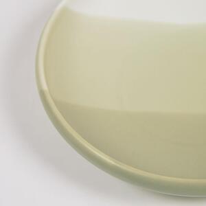 Porcelánový dezertní talíř Aya Ø 20,2 cm zelený