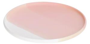 MUZZA Porcelánový talíř Aya Ø 25,7 cm růžový