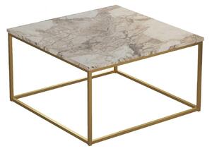 Konferenční stolek Val (bílá + zlatá). 1089683