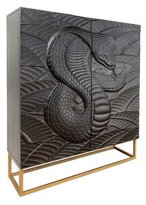 Massive home | Vysoká komoda Snake 120cm mangové dřevo