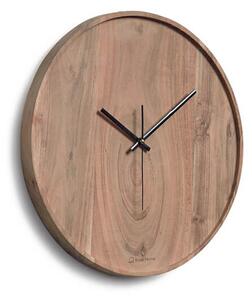 Dřevěné nástěnné hodiny Eikaz Ø 30 cm